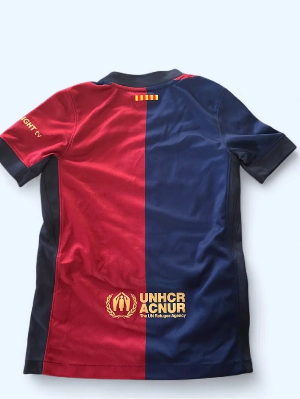 Nike Kids Barcelona Home Jersey - Red, Blue & Gold